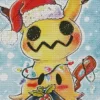 Christmas Mimikyu Diamond Painting