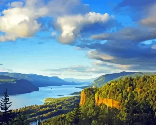 Epic Columbia Gorge Diamond Painting