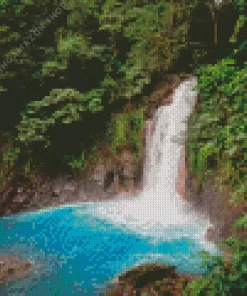 Costa Rica Waterfall Diamond Painting