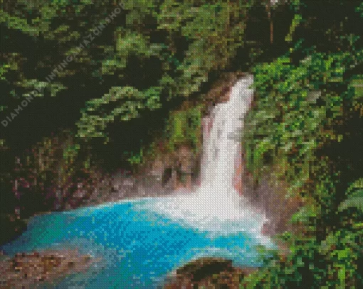 Costa Rica Waterfall Diamond Painting