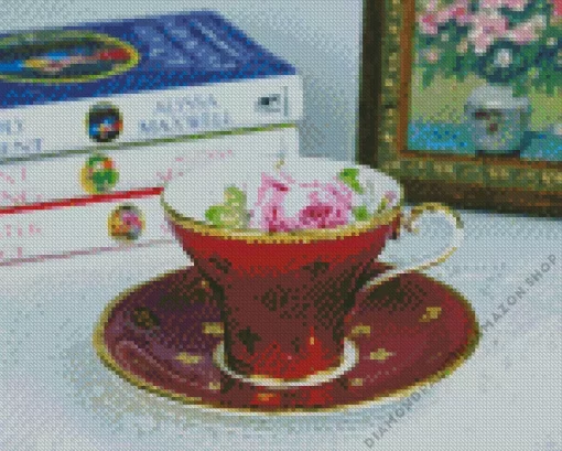 Cup And Saucer Diamond Painting