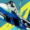 F 15 Fighter Jet Diamond Painting