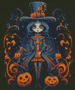 Halloween Girl Diamond Painting