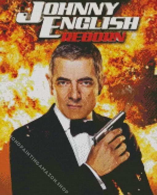 Johnny English Poster Diamond Painting