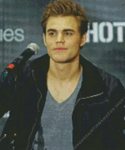 Cool Paul Wesley Diamond Painting