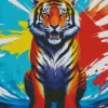 Pop Art Tiger Diamond Painting