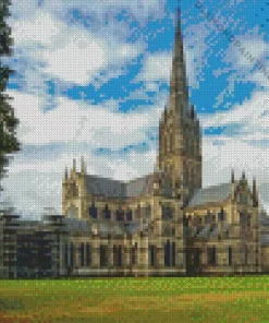 Cool Salisbury Cathedral Diamond Painting