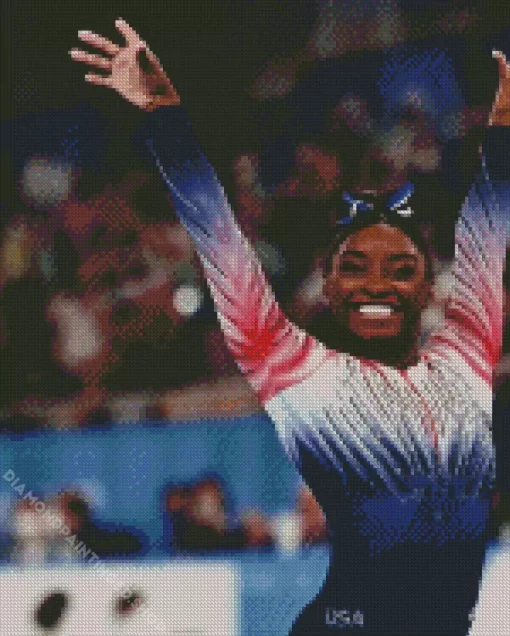 Simone Biles Diamond Painting