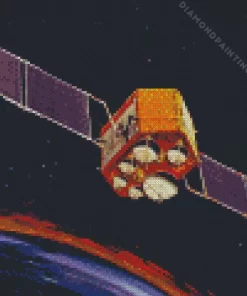 Space Satellite Diamond Painting