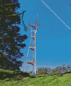 Big Sutro Tower Diamond Painting