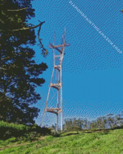 Big Sutro Tower Diamond Painting