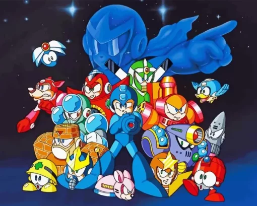 Game Mega Man X Diamond Painting