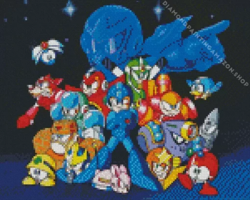 Game Mega Man X Diamond Painting