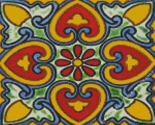 Mexican Tile Diamond Painting