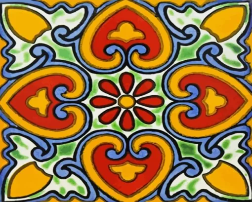 Mexican Tile Diamond Painting