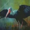 Black Ibis Art Diamond Painting