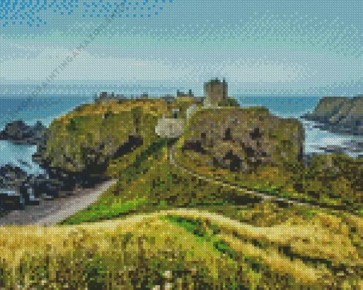 Dunnottar Castle Diamond Painting