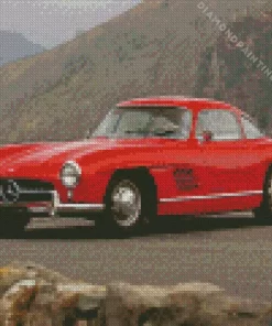 Mercedes 300sl Diamond Painting