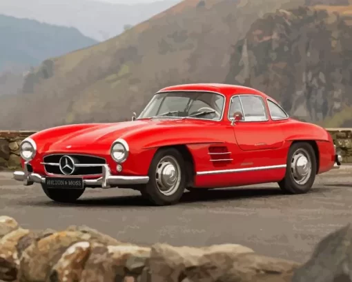 Mercedes 300sl Diamond Painting