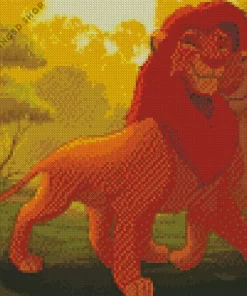 Nala Simba Diamond Painting