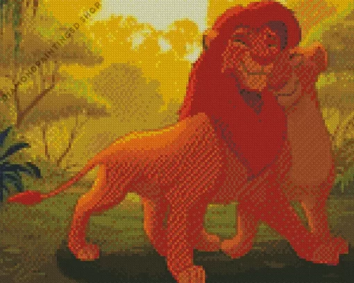 Nala Simba Diamond Painting