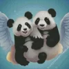 Panda Angel Diamond Painting