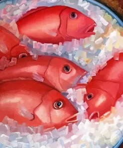 Snapper Fish Diamond Painting