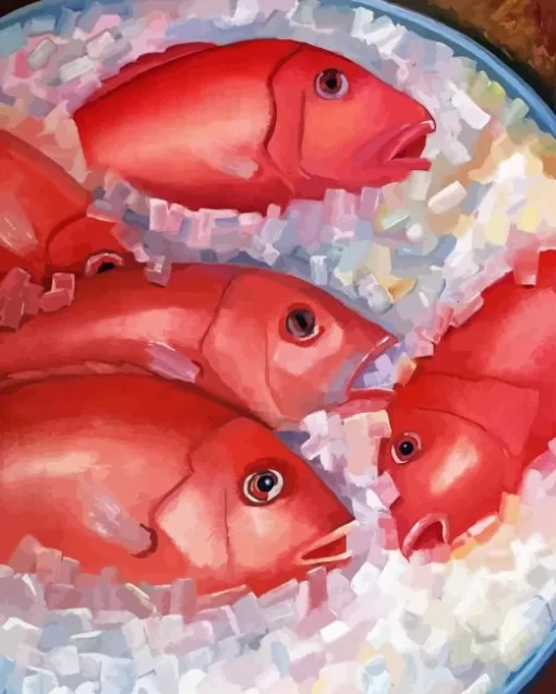 Snapper Fish Diamond Painting