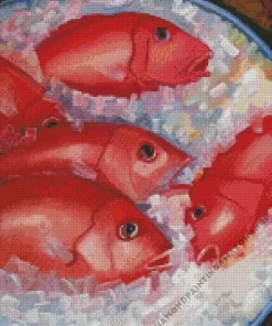 Snapper Fish Diamond Painting