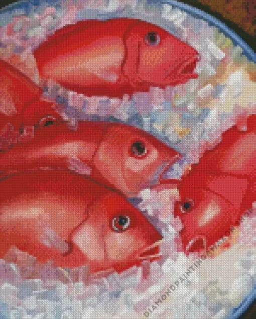 Snapper Fish Diamond Painting