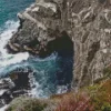 Big Waves Over Rock Diamond Painting