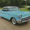 Blue 57 Chevy Diamond Painting