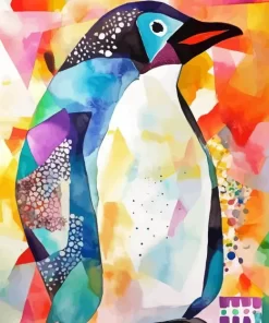 Big Colorful Penguin Diamond Painting