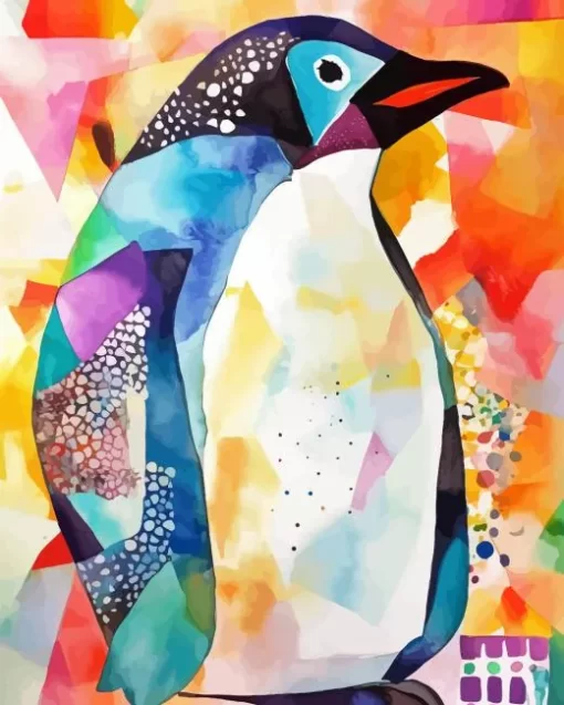 Big Colorful Penguin Diamond Painting