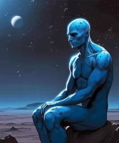 Doctor Manhattan Cartoon Diamond Painting