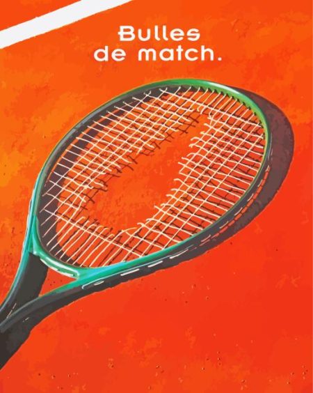Tennis Poster Diamond Painting