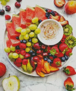 Fruits Plate Diamond Painting