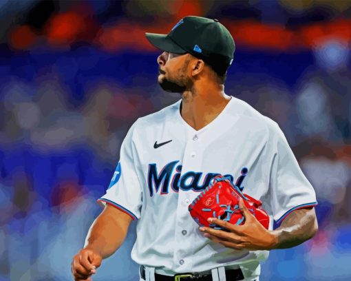 Miami Marlins Player Diamond Painting