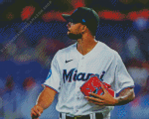 Miami Marlins Player Diamond Painting