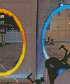 Portal Video Game Diamond Painting