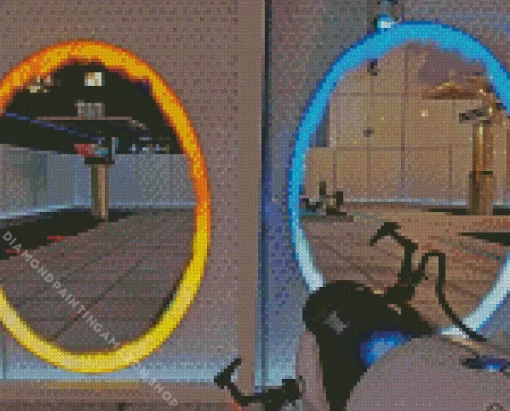 Portal Video Game Diamond Painting