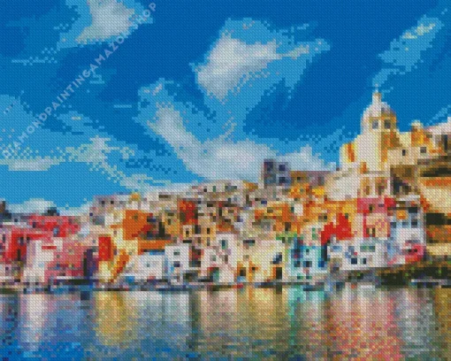 Procida City Diamond Painting