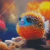 Pufferfish Underwater Diamond Painting