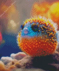 Pufferfish Underwater Diamond Painting