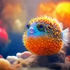 Pufferfish Underwater Diamond Painting