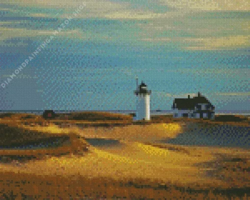 Famous Race Point Lighthouse Diamond Painting