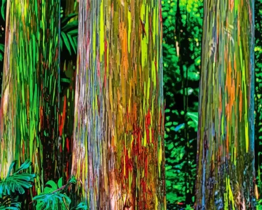 Rainbow Eucalyptus Diamond Painting