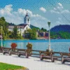 Wolfgangsee Landscape Diamond Painting