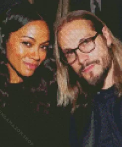 Zoe Saldana And Marco Diamond Painting