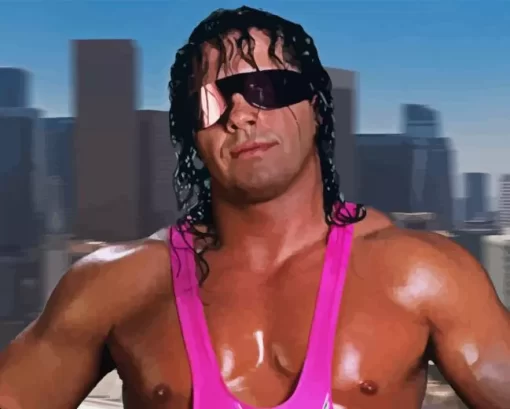 Strong Bret Hart Diamond Painting